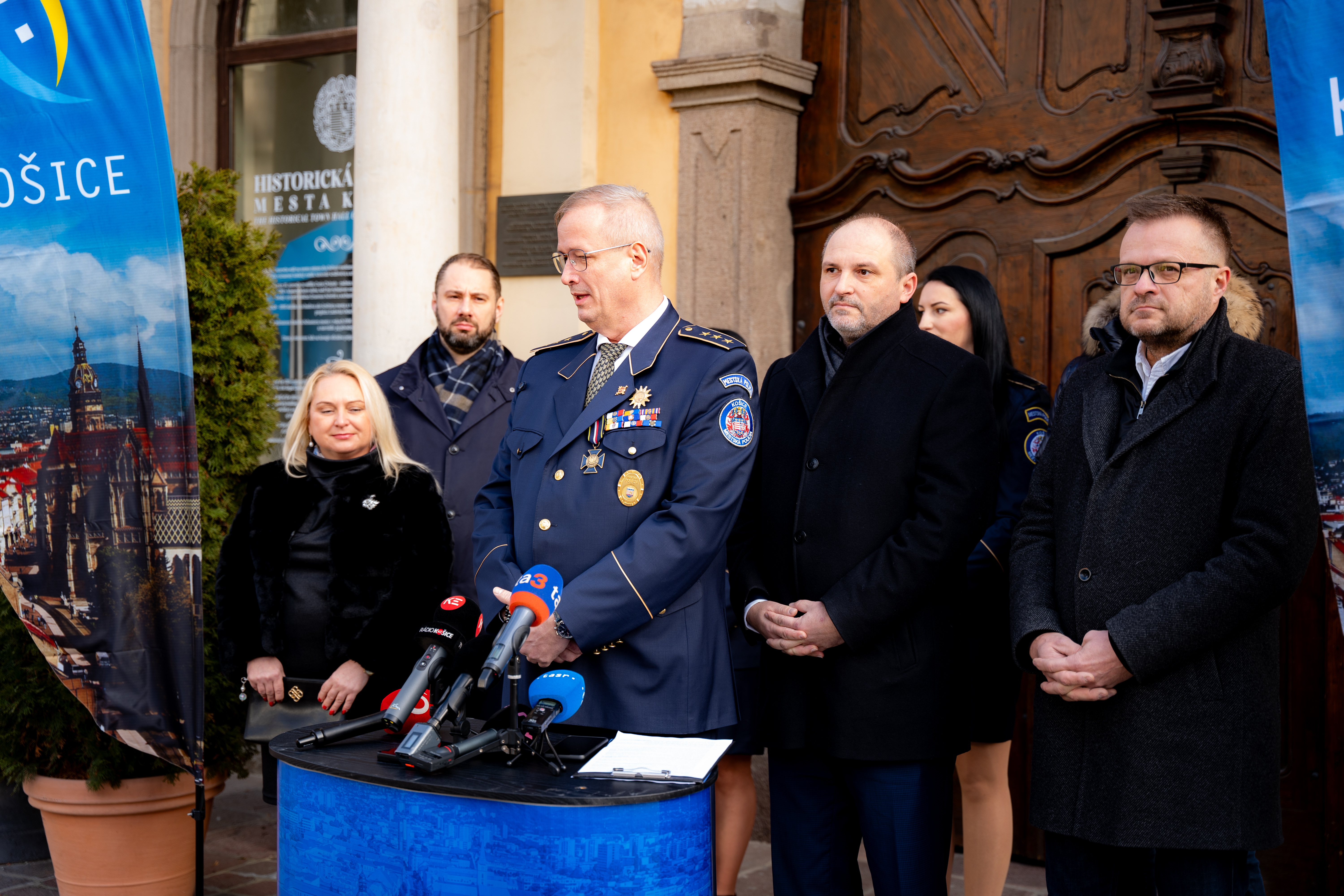 Tlacovy brifing - predstavenie vyuzivania telovych kamier v Mestskej policii Kosice-3